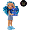 Rainbow High Littles - bambola da 15 cm + animaletto - blu - dai 4 anni in su
