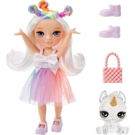 Rainbow High Littles - bambola da 15 cm + animale domestico - Rainbow - dai 4 anni in su