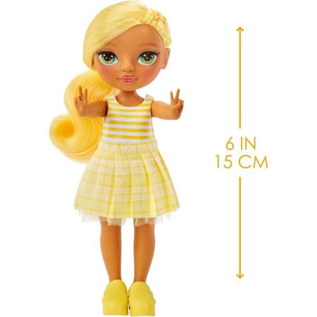 Rainbow High Littles - bambola da 15 cm + animale domestico - Giallo - dai 4 anni in su