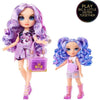 Rainbow High Littles - bambola da 15 cm + animaletto - viola - dai 4 anni in su