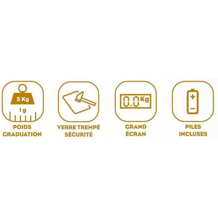 Bilancia culinaria - Slim - Arancione