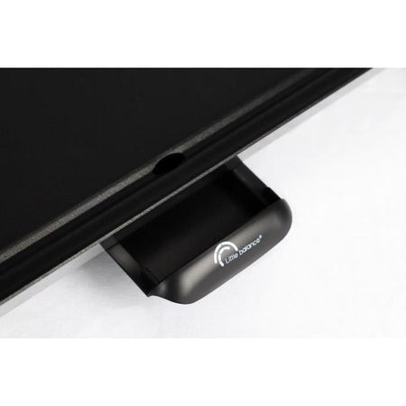 LITTLE BALANCE 8239 Happy Plancha 90, Plancha elettrica 8-10 persone, Piastra antiaderente XXL, All food, 2000W, Nero / Acciaio inossidabile