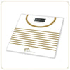 Bilancia pesapersone elettronica LITTLE BALANCE Mariniere Gold - bilancia elettronica - 180 kg/100 g - Design Mariniere Gold