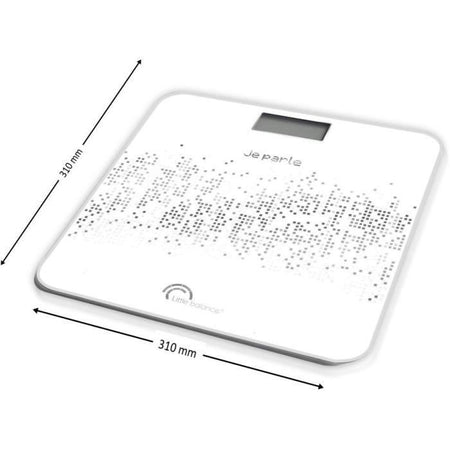 LITTLE BALANCE Bilancia vocale parlante 180kg / 100g - Nera