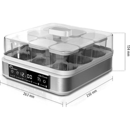 Yogurtiera LITTLE BALANCE - Little Dessert - Capacità 9 vasetti da 145 ml - 5 programmi automatici - 30 W