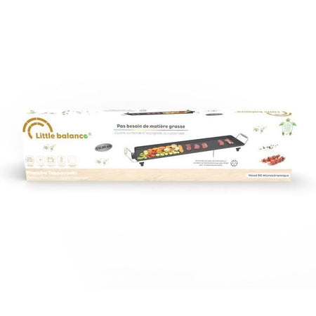 Plancha - LITTLE BALANCE - 8742 - Wood 90 - Manici in legno - 2000 W - 90 cm