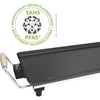 Plancha - LITTLE BALANCE - 8742 - Wood 90 - Manici in legno - 2000 W - 90 cm