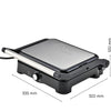 Griglia per carne - LITTLE BALANCE - 8744 - Speed grill - 2000 W - 2 posizioni - Nero