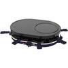 Macchina per raclette - LITTLE BALANCE - Multi cheese - 1200 W - 8 persone - Griglia/crpe rimovibile - Blu notte