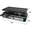 Griglia per raclette rettangolare - LITTLE BALANCE - Maxi Grill & Cheese - 1400 W - 8 persone - Design Moo / Pepper
