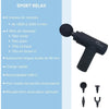 Pistola massaggiante - LITTLE BALANCE - Sport Relax - 6 velocità - 4 testine - Nero
