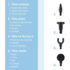 Pistola massaggiante - LITTLE BALANCE - Sport Relax - 6 velocità - 4 testine - Nero