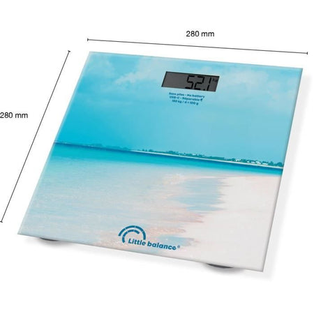 Bilancia da bagno - LITTLE BALANCE - USB-C - Caraibi