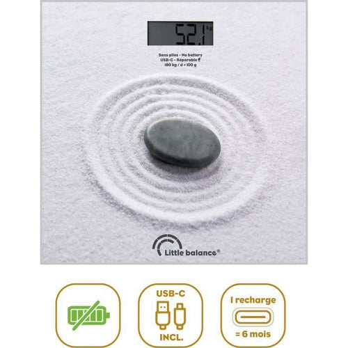 Bilancia pesapersone - LITTLE BALANCE - USB-C - Zen