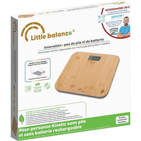 Bilancia da bagno - LITTLE BALANCE - Automatic Kinetic - Bambù