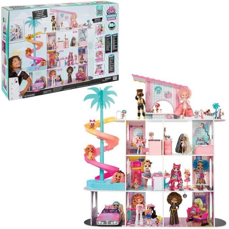Casa delle bambole in legno LOL Surprise - Fashion House - 4 piani - H 120 cm