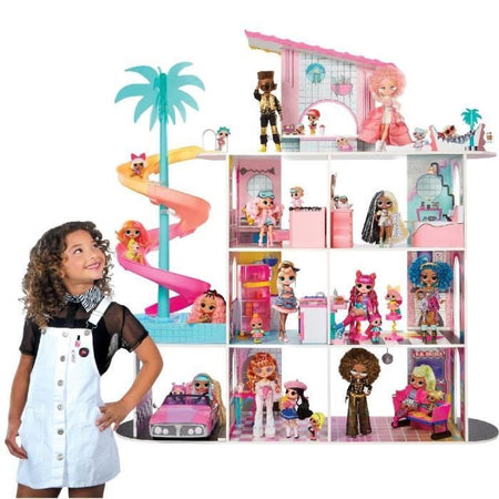 Casa delle bambole in legno LOL Surprise - Fashion House - 4 piani - H 120 cm