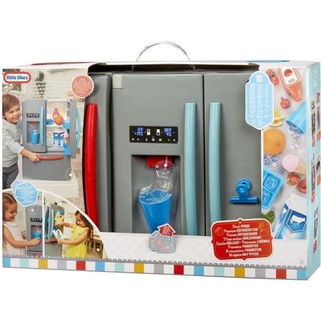 Little Tikes - Il mio primo frigorifero - Gioco di imitazione - Dispenser di cubetti di ghiaccio realistico - Luci e rumori realistici - Cibi e bevande