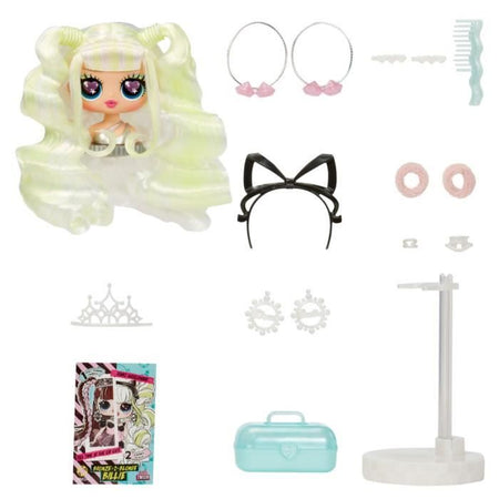 LOL Surprise Tweens Surprise Swap Fashion Doll - Bronzo-2-Billie bionda - 1 bambola Tweens da 17 cm, 1 mini testa per lo styling e accessori