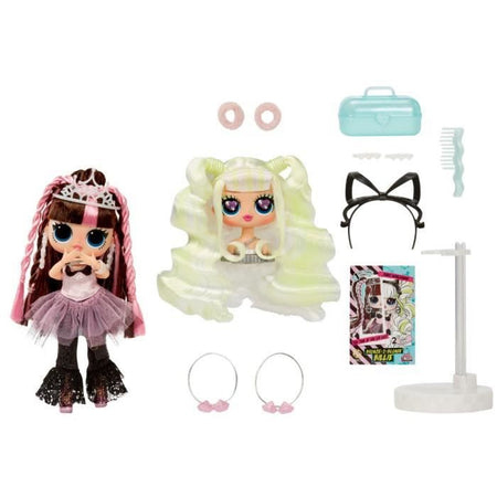 LOL Surprise Tweens Surprise Swap Fashion Doll - Bronzo-2-Billie bionda - 1 bambola Tweens da 17 cm, 1 mini testa per lo styling e accessori