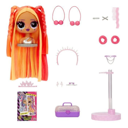 LOL Surprise Tweens Surprise Swap Fashion Doll- Buns-2- Braids Bailey - 1 bambola Tweens 17 cm, 1 mini testina per lo styling e accessori