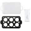 Cuociuova - LIVOO - DOC290 - 400W - 6 uova - Acciaio inox - Mantiene caldo - Portauova, coperchio e misurino
