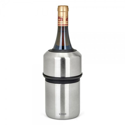 Refrigeratore per bottiglie - Livoo - GS158 - Acciaio inossidabile - Silicone - Diametro 11,5 cm