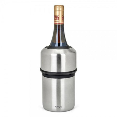 Refrigeratore per bottiglie - Livoo - GS158 - Acciaio inossidabile - Silicone - Diametro 11,5 cm
