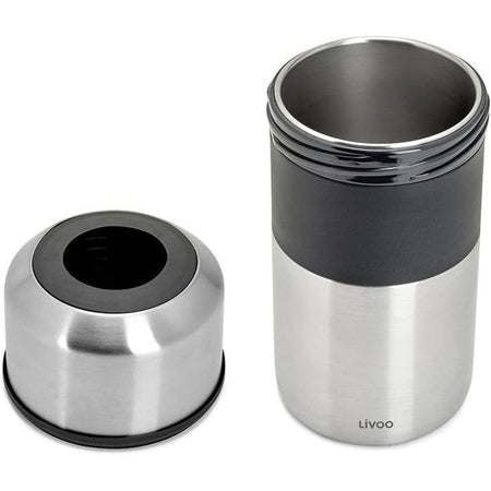 Refrigeratore per bottiglie - Livoo - GS158 - Acciaio inossidabile - Silicone - Diametro 11,5 cm