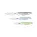Ceppo portacoltelli 3 pezzi - LIVOO - MEC137 - 7,5 / 10 / 12,5 cm - Lama in ceramica - Lavabile in lavastoviglie
