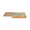 Set di 5 coltelli - LIVOO - MEC136 - da 20 a 32,5 cm - Lama in acciaio inox - Supporto magnetico