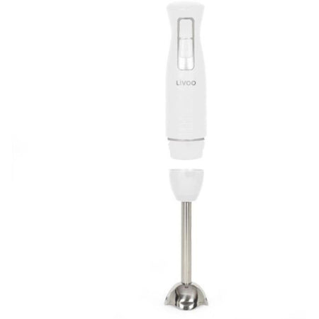 Frullatore ad immersione con ciotola - LIVOO - DOP245W - 400 W - 2 velocità - Bianco