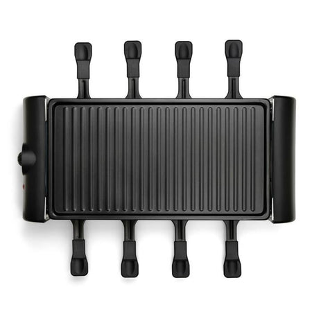 Macchina per raclette per 8 persone - LIVOO - DOC312 - 1300W - 8 persone - Griglia antiaderente rimovibile - Termostato regolabile