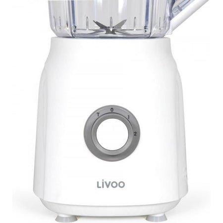 Frullatore - LIVOO - 1,5 L - 600 W - 22.000 giri/min - 2 velocità - Turbo bianco
