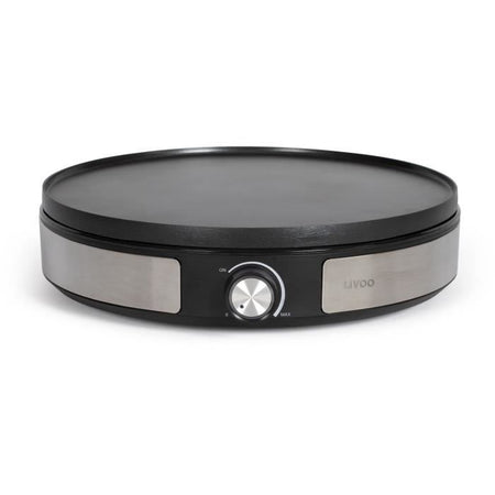 Crepiera reversibile - LIVOO - DOP247 - 1500W - Piastra reversibile: 1 x 33 o 7 x 10 cm - Antiaderente - Termostato regolabile