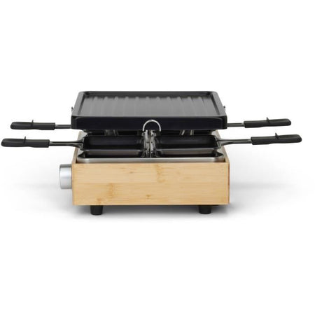 Macchina per raclette per 4 persone - LIVOO - DOC311 - 800W - 4 persone - Griglia antiaderente rimovibile - Termostato regolabile