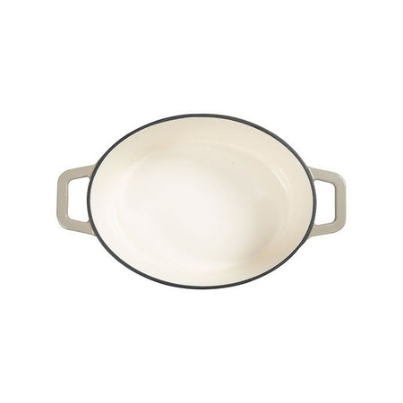 Casseruola ovale in ghisa - Livoo - MEP129G - Grigio