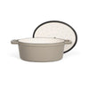 Casseruola ovale in ghisa - Livoo - MEP129G - Grigio