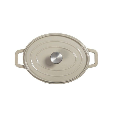 Casseruola ovale in ghisa - Livoo - MEP129G - Grigio