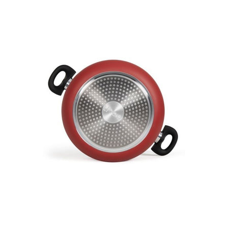 Forno olandese da 28 cm - LIVOO - MEP151R - Antiaderente senza PFOA né PFOS - Manici in silicone - Adatto a tutti i piani cottura, inclusa l'induzione