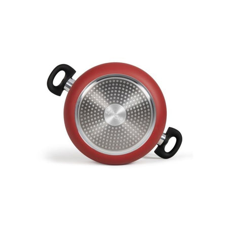 Forno olandese da 24 cm - LIVOO - MEP150R - Antiaderente senza PFOA né PFOS - Manici in silicone - Adatto a tutti i piani cottura, inclusa l'induzione