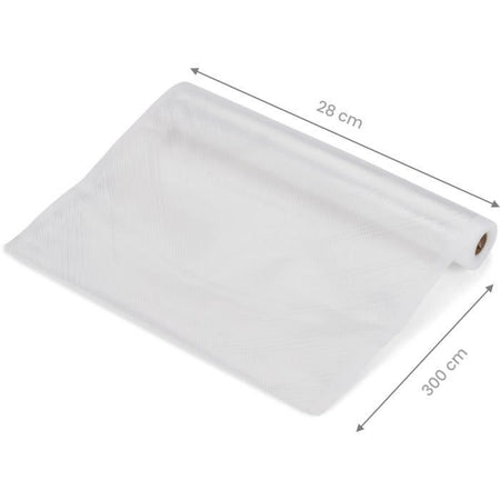 Set 2 rotoli sottovuoto universali - LIVOO - DOM505 - 2 rotoli - 28 cm x 3 m - Compatibili con macchine universali