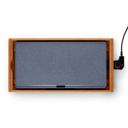 Plancha - LIVOO - DOC322 - 2200W - Piastra in alluminio pressofuso rimovibile - Termostato regolabile