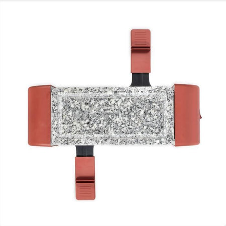 Raclette collegabile per 2 persone - LIVOO - DOC310R - 450W - 2 persone - Termostato automatico - 2 spatole in legno e 2 pentole per fonduta