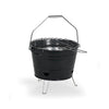 Barbecue portatile a carbonella - LIVOO - DOC327N - Acciaio inox - Superficie di cottura 27 cm - Altezza 24 cm