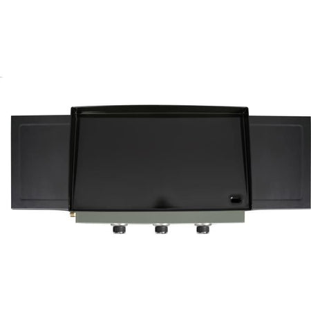 Piastra a gas su carrello - LIVOO - DOC326 - 3 fuochi - Verde / Nero