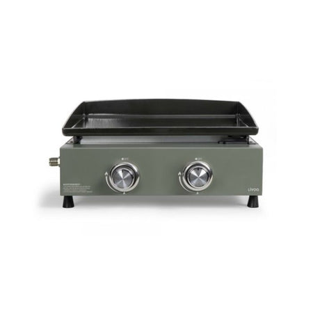 Livoo Gas Plancha 5000w piastra in acciaio smaltato 45,5x35,5cm - DOC323