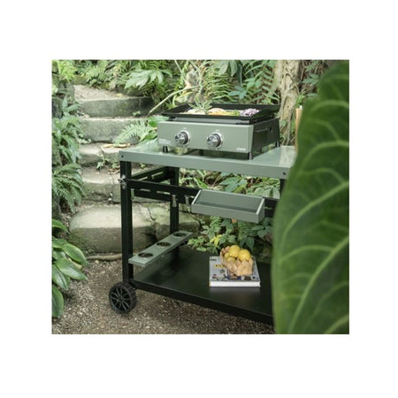 Livoo Gas Plancha 5000w piastra in acciaio smaltato 45,5x35,5cm - DOC323