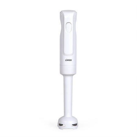 Frullatore a immersione - LIVOO - 300 W - 2 lame in acciaio inox - 1 velocità - 19.000 giri/min - Bianco