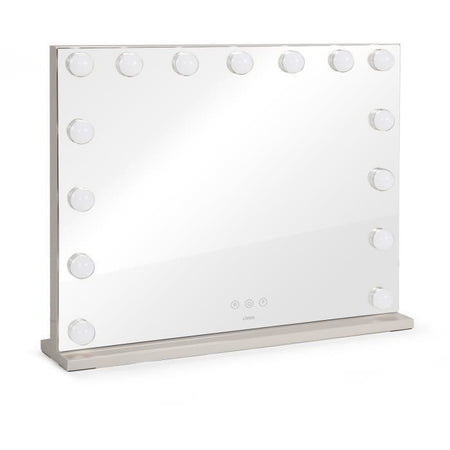 Specchio per il trucco - LIVOO - DOS207 - 56 x 44 cm - 15 LED - 3 modalità di luce